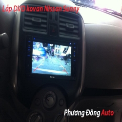 Phương đông Auto Lắp DVD Kovan 3101 cho Nissan Sunny 2015 + camera hồng ngoại